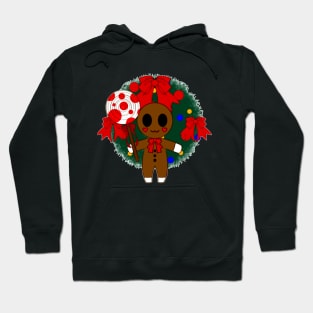 Gingerbread Cookie And Candy Lolipop Hoodie